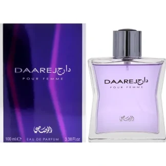 Daarej by Rasasi for Women - 3.38 oz EDP Spray - Fresh Bloom Skin - Premium Skincare Solutions for Nourished, Hydrated, and Radiant Skin Every Day