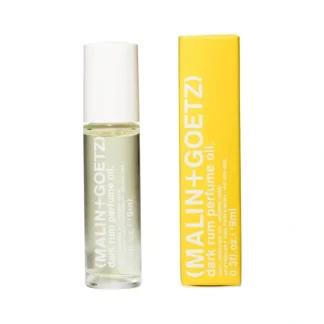Dark Rum Perfume Oil by Malin + Goetz for Unisex - 0.3 oz Parfum Oil Rollerball (Mini) - Fresh Bloom Skin - Premium Skincare Solutions for Nourished, Hydrated, and Radiant Skin Every Day
