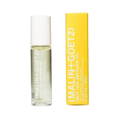 Dark Rum Perfume Oil by Malin + Goetz for Unisex - 0.3 oz Parfum Oil Rollerball (Mini) - Fresh Bloom Skin - Premium Skincare Solutions for Nourished, Hydrated, and Radiant Skin Every Day