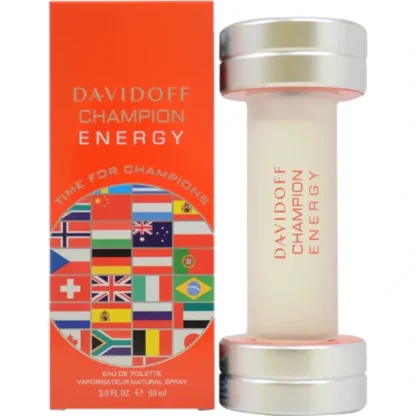 Davidoff Davidoff Champion Energy by Davidoff for Men - 3 oz EDT Spray (International Edition) - Fresh Bloom Skin - Premium Skincare Solutions for Nourished, Hydrated, and Radiant Skin Every Day