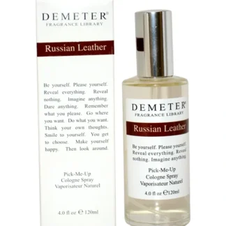 Demeter Russian Leather by Demeter for Women - 4 oz Cologne Spray - Fresh Bloom Skin - Premium Skincare Solutions for Nourished, Hydrated, and Radiant Skin Every Day