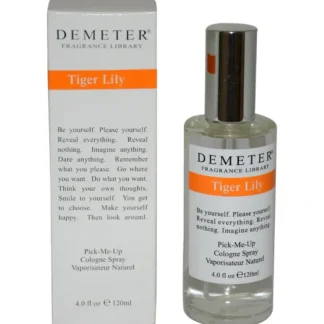 Demeter Tiger Lily by Demeter for Unisex - 4 oz Cologne Spray - Fresh Bloom Skin - Premium Skincare Solutions for Nourished, Hydrated, and Radiant Skin Every Day