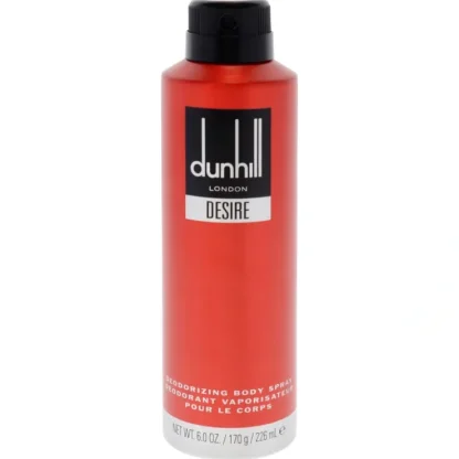 Desire Red London by Alfred Dunhill for Men - 6 oz Deodorizing Body Spray - Fresh Bloom Skin - Premium Skincare Solutions for Nourished, Hydrated, and Radiant Skin Every Day