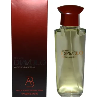 Diavolo by Antonio Banderas for Men - 3.4 oz EDT Spray - Fresh Bloom Skin - Premium Skincare Solutions for Nourished, Hydrated, and Radiant Skin Every Day