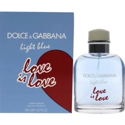 Dolce and Gabbana Light Blue Love Is Love by Dolce and Gabbana for Men - 4.2 oz EDT Spray - Fresh Bloom Skin - Premium Skincare Solutions for Nourished, Hydrated, and Radiant Skin Every Day