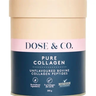 Dose & Co Original Collagen Powder 200g - Fresh Bloom Skin - Premium Skincare Solutions for Nourished, Hydrated, and Radiant Skin Every Day