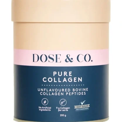 Dose & Co Original Collagen Powder 200g - Fresh Bloom Skin - Premium Skincare Solutions for Nourished, Hydrated, and Radiant Skin Every Day
