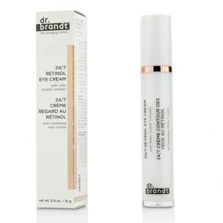 Dr. Brandt 24/7 Retinol Eye Cream - For All Skin Types 15g/0.5oz - Fresh Bloom Skin - Premium Skincare Solutions for Nourished, Hydrated, and Radiant Skin Every Day