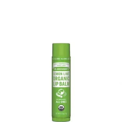 Dr. Bronner's Organic Lip Balm Lemon Lime 4g - Fresh Bloom Skin - Premium Skincare Solutions for Nourished, Hydrated, and Radiant Skin Every Day