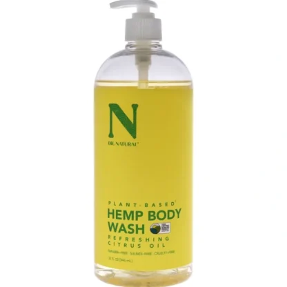 Dr. Natural Refreshing Oil Body Wash - Hemp with Citrus by Dr. Natural for Unisex - 32 oz Body Wash - Fresh Bloom Skin - Premium Skincare Solutions for Nourished, Hydrated, and Radiant Skin Every Day