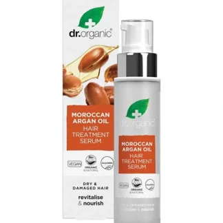 Dr Organic Hair Treatment Serum Moroccan Argan Oil 100ml - Fresh Bloom Skin - Premium Skincare Solutions for Nourished, Hydrated, and Radiant Skin Every Day