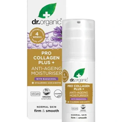 Dr Organic Pro Collagen Plus+ Anti-Ageing Moisturiser Bakuchiol 50ml - Fresh Bloom Skin - Premium Skincare Solutions for Nourished, Hydrated, and Radiant Skin Every Day