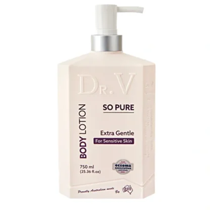 Dr. V Body Lotion So Pure (Extra Gentle for Sensitive Skin) 750ml - Fresh Bloom Skin - Premium Skincare Solutions for Nourished, Hydrated, and Radiant Skin Every Day