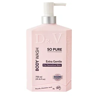 Dr. V Body Wash So Pure (Extra Gentle for Sensitive Skin) 750ml - Fresh Bloom Skin - Premium Skincare Solutions for Nourished, Hydrated, and Radiant Skin Every Day