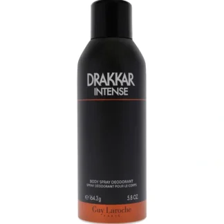 Drakkar Intense Deodorant Spray by Guy Laroche for Men - 5.8 oz Deodorant Spray - Fresh Bloom Skin - Premium Skincare Solutions for Nourished, Hydrated, and Radiant Skin Every Day