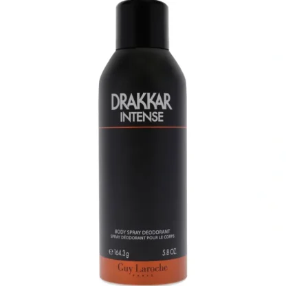 Drakkar Intense Deodorant Spray by Guy Laroche for Men - 5.8 oz Deodorant Spray - Fresh Bloom Skin - Premium Skincare Solutions for Nourished, Hydrated, and Radiant Skin Every Day