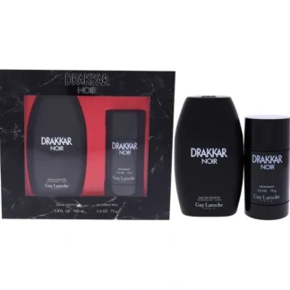 Drakkar Noir by Guy Laroche for Men - 2 pc Gift Set 3.4 oz EDT and 2.5 oz Deodorant Stick - Fresh Bloom Skin - Premium Skincare Solutions for Nourished, Hydrated, and Radiant Skin Every Day