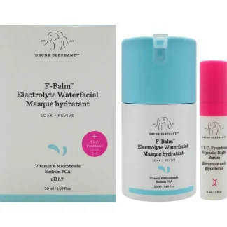 Drunk Elephant F-Balm Electrolyte Waterfacial Hydrating Mask by Drunk Elephant for Women - 1.7 oz Mask - Fresh Bloom Skin - Premium Skincare Solutions for Nourished, Hydrated, and Radiant Skin Every Day