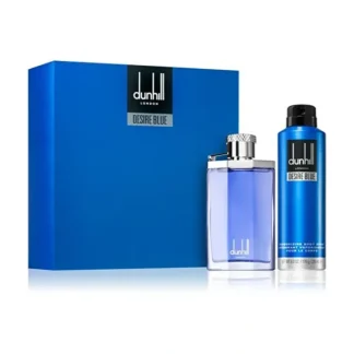 Dunhill Desire Blue 2pc Set - Eau De Toilette & Deo Body Spray 100ml 180ml - Fresh Bloom Skin - Premium Skincare Solutions for Nourished, Hydrated, and Radiant Skin Every Day