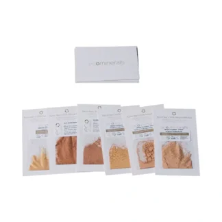 Eco Minerals Mineral Makeup Sample Set Fresh Dewy Finish Medium Tanned - Fresh Bloom Skin - Premium Skincare Solutions for Nourished, Hydrated, and Radiant Skin Every Day