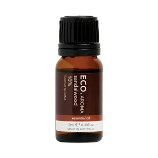 Eco Modern Essentials Aroma Essential Oil Dilution Sandalwood (10%) in Grapeseed 10ml - Fresh Bloom Skin - Premium Skincare Solutions for Nourished, Hydrated, and Radiant Skin Every Day