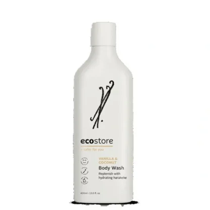 Ecostore Vanilla & Coconut Body Wash 400ml - Fresh Bloom Skin - Premium Skincare Solutions for Nourished, Hydrated, and Radiant Skin Every Day