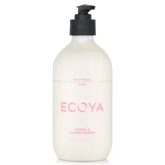 Ecoya Hand & Body Lotion - Guava & Lychee 450ml/15.2oz - Fresh Bloom Skin - Premium Skincare Solutions for Nourished, Hydrated, and Radiant Skin Every Day