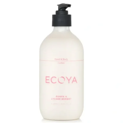 Ecoya Hand & Body Lotion - Guava & Lychee 450ml/15.2oz - Fresh Bloom Skin - Premium Skincare Solutions for Nourished, Hydrated, and Radiant Skin Every Day