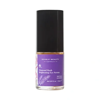 Edible Beauty Australia & Diamond Rush Brightening Eye Serum 15ml - Fresh Bloom Skin - Premium Skincare Solutions for Nourished, Hydrated, and Radiant Skin Every Day