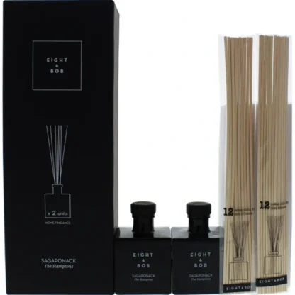Eight and Bob Sagaponack The Hamptons by Eight and Bob for Unisex - 2 x 100 ml Diffuser - Fresh Bloom Skin - Premium Skincare Solutions for Nourished, Hydrated, and Radiant Skin Every Day