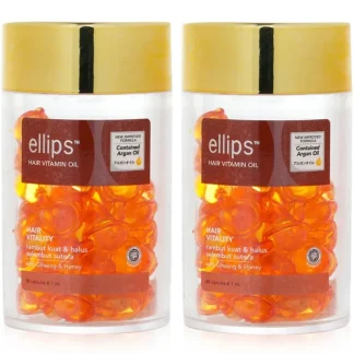 Ellips Hair Vitamin Oil - Hair Vitality Duo 2x50capsules - Fresh Bloom Skin - Premium Skincare Solutions for Nourished, Hydrated, and Radiant Skin Every Day
