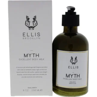 Ellis Brooklyn Myth Excellent Body Milk by Ellis Brooklyn for Women - 8 oz Body Lotion - Fresh Bloom Skin - Premium Skincare Solutions for Nourished, Hydrated, and Radiant Skin Every Day