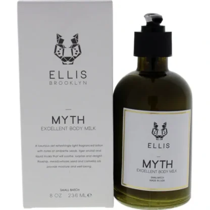 Ellis Brooklyn Myth Excellent Body Milk by Ellis Brooklyn for Women - 8 oz Body Lotion - Fresh Bloom Skin - Premium Skincare Solutions for Nourished, Hydrated, and Radiant Skin Every Day