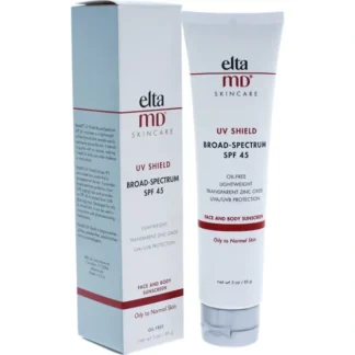 EltaMD UV Shield Face and Body Sunscreen SPF 45 by EltaMD for Unisex - 3 oz Sunscreen - Fresh Bloom Skin - Premium Skincare Solutions for Nourished, Hydrated, and Radiant Skin Every Day