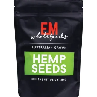 EM Wholefoods Hemp Seeds Hulled Australian Grown 250g - Fresh Bloom Skin - Premium Skincare Solutions for Nourished, Hydrated, and Radiant Skin Every Day