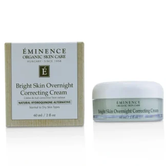 Eminence Bright Skin Overnight Correcting Cream - Normal to Dry Skin 60ml/2oz - Fresh Bloom Skin - Premium Skincare Solutions for Nourished, Hydrated, and Radiant Skin Every Day