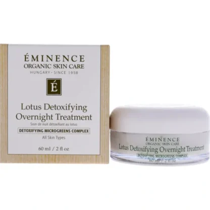 Eminence Lotus Detoxifying Overnight Treatment by Eminence for Unisex - 2 oz Treatment - Fresh Bloom Skin - Premium Skincare Solutions for Nourished, Hydrated, and Radiant Skin Every Day