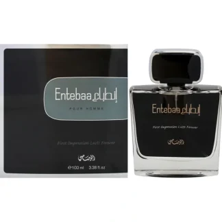 Entebaa by Rasasi for Men - 3.38 oz EDP Spray - Fresh Bloom Skin - Premium Skincare Solutions for Nourished, Hydrated, and Radiant Skin Every Day