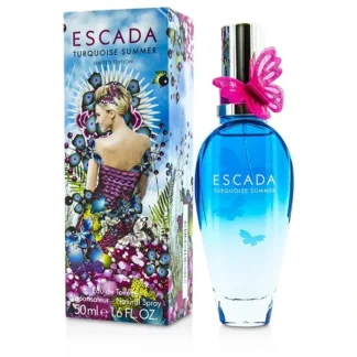 Escada Turquoise Summer Eau De Toilette Spray (Limited Edition) 50ml/1.6oz - Fresh Bloom Skin - Premium Skincare Solutions for Nourished, Hydrated, and Radiant Skin Every Day