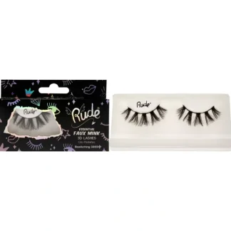 Essential Faux Mink 3D Lashes - Bewitching by Rude Cosmetics for Women - 1 Pc Pair - Fresh Bloom Skin - Premium Skincare Solutions for Nourished, Hydrated, and Radiant Skin Every Day
