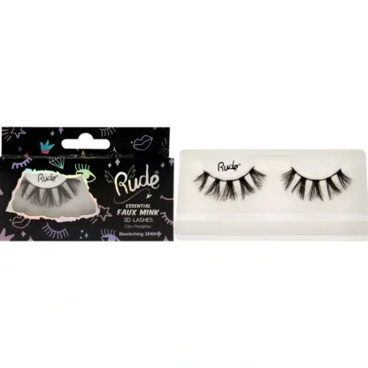 Essential Faux Mink 3D Lashes - Bewitching by Rude Cosmetics for Women - 1 Pc Pair - Fresh Bloom Skin - Premium Skincare Solutions for Nourished, Hydrated, and Radiant Skin Every Day