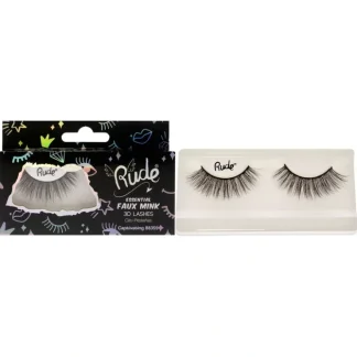 Essential Faux Mink 3D Lashes - Captivating by Rude Cosmetics for Women - 1 Pc Pair - Fresh Bloom Skin - Premium Skincare Solutions for Nourished, Hydrated, and Radiant Skin Every Day