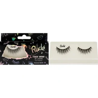 Essential Faux Mink 3D Lashes - Charmed by Rude Cosmetics for Women - 1 Pc Pair - Fresh Bloom Skin - Premium Skincare Solutions for Nourished, Hydrated, and Radiant Skin Every Day