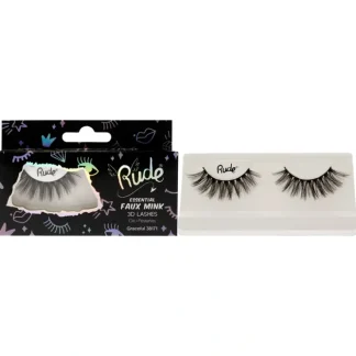 Essential Faux Mink 3D Lashes - Graceful by Rude Cosmetics for Women - 1 Pc Pair - Fresh Bloom Skin - Premium Skincare Solutions for Nourished, Hydrated, and Radiant Skin Every Day
