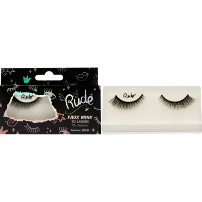 Essential Faux Mink 3D Lashes - Smitten by Rude Cosmetics for Women - 1 Pc Pair - Fresh Bloom Skin - Premium Skincare Solutions for Nourished, Hydrated, and Radiant Skin Every Day