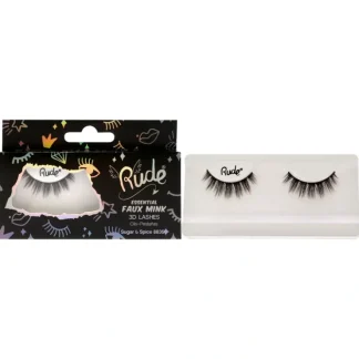 Essential Faux Mink 3D Lashes - Sugar and Spice by Rude Cosmetics for Women - 1 Pc Pair - Fresh Bloom Skin - Premium Skincare Solutions for Nourished, Hydrated, and Radiant Skin Every Day