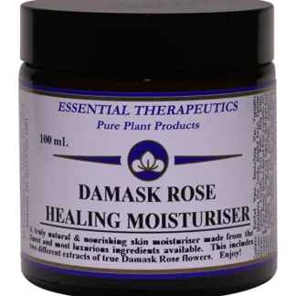 Essential Therapeutics Damask Rose Healing Moisturiser 100ml - Fresh Bloom Skin - Premium Skincare Solutions for Nourished, Hydrated, and Radiant Skin Every Day