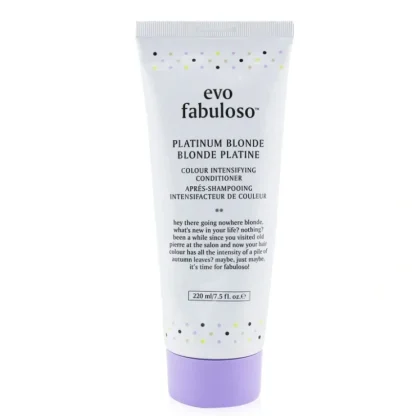 Evo Fabuloso Colour Intensifying Conditioner - # Platinum Blonde 220ml/7.5oz - Fresh Bloom Skin - Premium Skincare Solutions for Nourished, Hydrated, and Radiant Skin Every Day