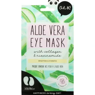 Eye Mask - Aloe Vera by Oh K! for Unisex - 1 Pair Mask - Fresh Bloom Skin - Premium Skincare Solutions for Nourished, Hydrated, and Radiant Skin Every Day