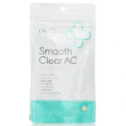 Fancl FANCL - Smooth Clear AC 60 tablets (30days) [Parallel Imports Product] 60capsules - Fresh Bloom Skin - Premium Skincare Solutions for Nourished, Hydrated, and Radiant Skin Every Day